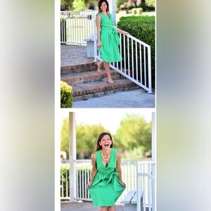 J. Crew Wrap Dress. Stunning Green color 💚